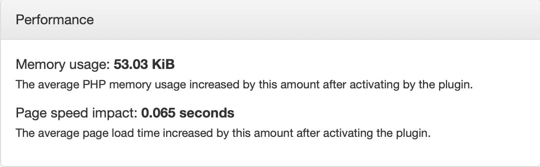 Blue Raven Performance Impact after activating the plugin